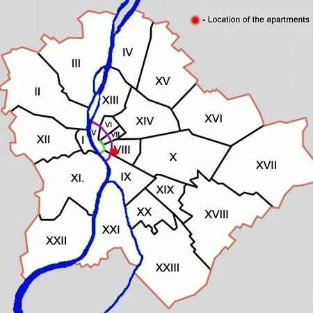 City Apartments Budapest Lejlighed *